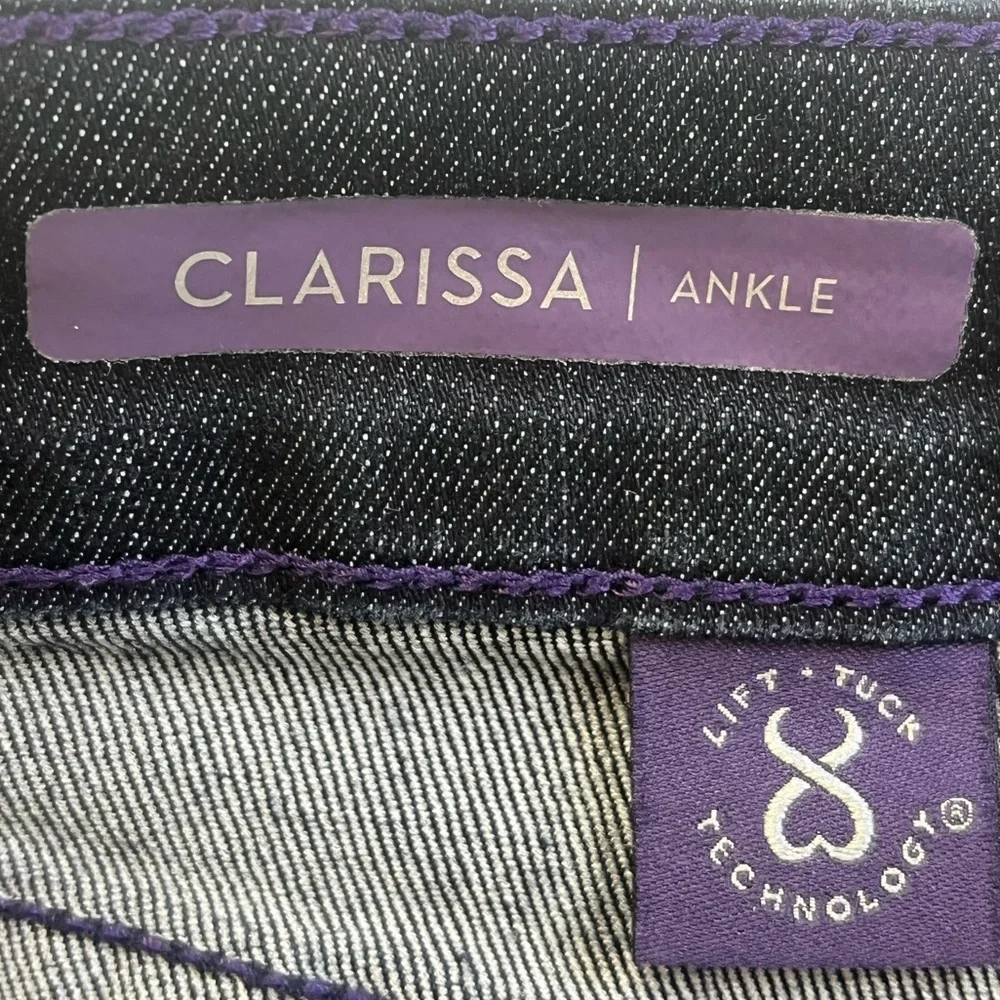 NYDJ Clarrisa Ankle Jeans R128-1 - Picture 3 of 6